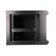 Extralink Rackmount cabinet 6U 600x450 Black wall mounted