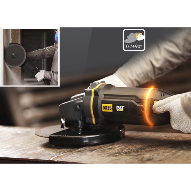CAT DX35 mains-powered angle grinder