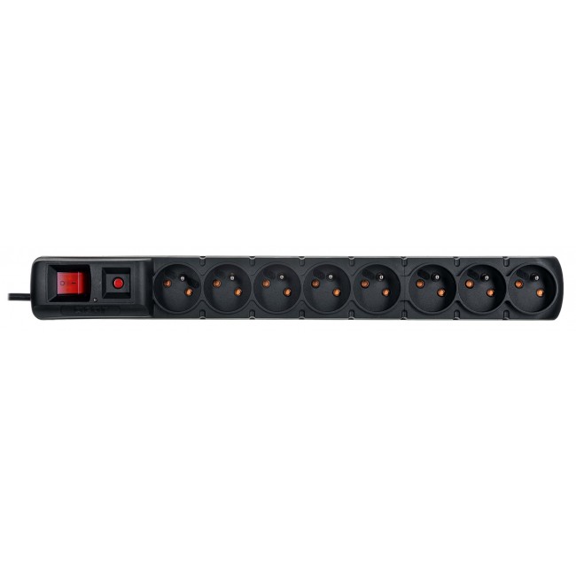 ACAR S8 power extension 1.5 m 8 AC outlet(s) Indoor Black