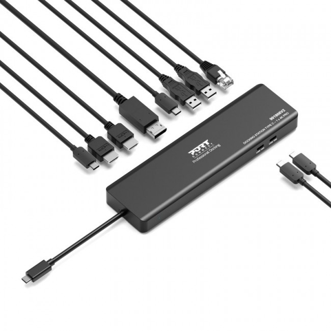 Port Designs PORT Connect Mobile docking station 1 X 4K USB-C 9 devices 100W
