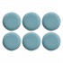 ROSE&TULIPANI CONCERTO FUSE AZZURRO Set of 6 dinner plates 27 cm