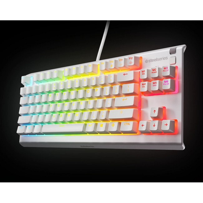 Keyboard SteelSeries Apex 3 TKL US, white
