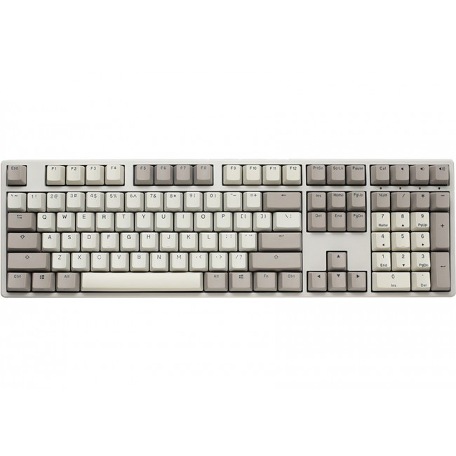 Ducky Origin Vintage keyboard Universal USB QWERTZ German Grey