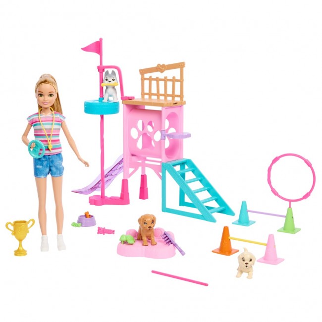 Barbie Dog Playground + Stacie MATTEL HRM10 Movie Set Barbie Dog Playground + Stacie MATTEL HRM10 Movie Set