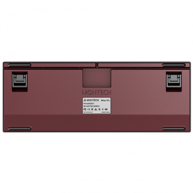 Montech MKey TKL keyboard Gaming USB Burgundy, Dark Grey Montech MKey TKL keyboard Gaming USB Burgundy, Dark Grey