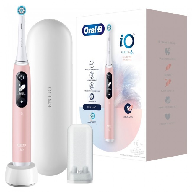 Oral-B 445197 electric toothbrush Adult Vibrating toothbrush Pink, White Oral-B 445197 electric toothbrush Adult Vibrating toothbrush Pink, White