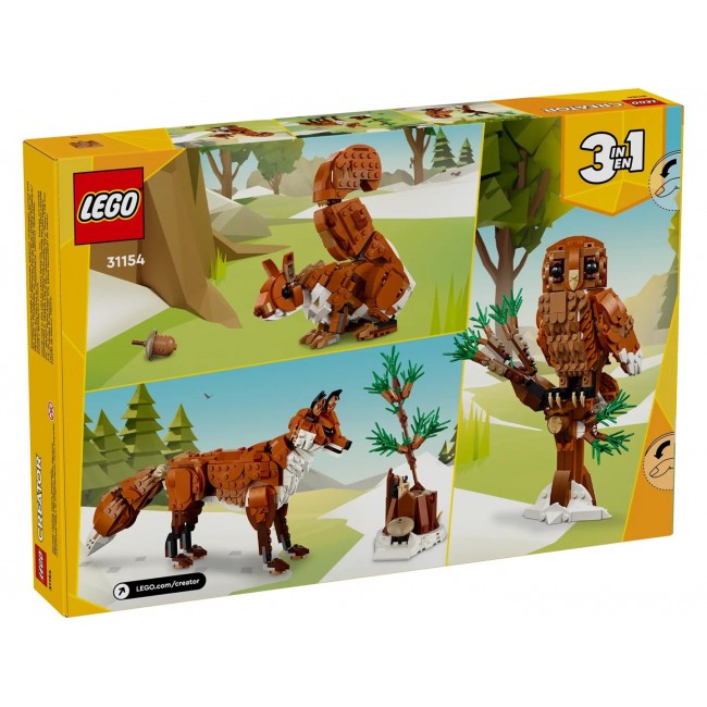 LEGO CREATOR 3 IN 1 31154 Forest Animals: Red Fox LEGO CREATOR 3 IN 1 31154 Forest Animals: Red Fox