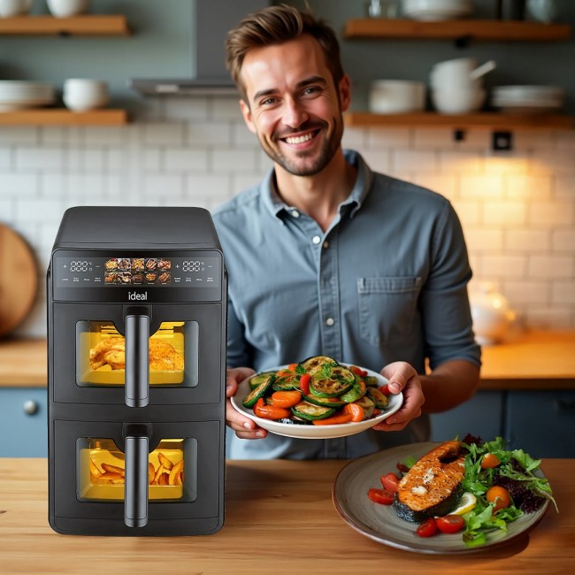 ELDOM Double vertical fat-free fryer 10 l