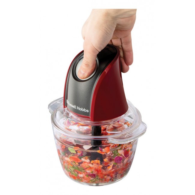 Russell Hobbs 27130-56 electric food chopper 0.5 L 200 W Black, Red, Transparent Russell Hobbs 27130-56 electric food chopper 0.5 L 200 W Black, Red, Transparent
