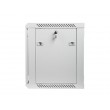 Lanberg wall-mounted installation rack cabinet 19'' 9U 600x450mm gray (glass door) Lanberg wall-mounted installation rack cabinet 19'' 9U 600x450mm gray (glass door)