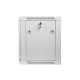 Lanberg wall-mounted installation rack cabinet 19'' 9U 600x450mm gray (glass door)