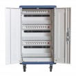 Techly I-CABINET-30DUTY portable device management cart/cabinet White, Blue Techly I-CABINET-30DUTY portable device management cart/cabinet White, Blue