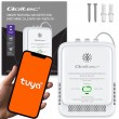 Qoltec 52651 Natural Gas Leak Sensor | CH4 detector | NG | Tuya | Wi-Fi | 85dB alarm | LED