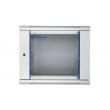 Extralink Rackmount cabinet 9U 600x600 Gray wall mounted