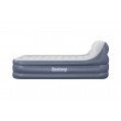 Bestway Tritech SleekFlow Headboard Air Mattress Queen with Built-in AC Pump and Antimicrobial Coating 2.26 m x 1.52 m x 84 cm
