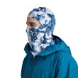 BUFF Thermonet Hinged Balaclava Synth, White-Blue