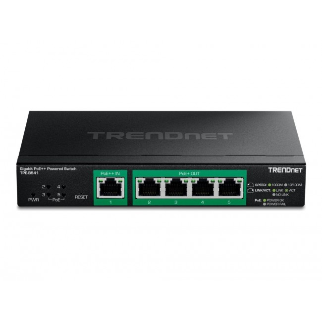 Trendnet TPE-B541 network switch Managed Gigabit Ethernet (10/100/1000) Power over Ethernet (PoE) Black