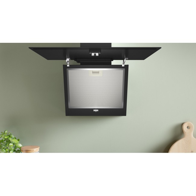 Bosch Serie 2 DWK65DK60 cooker hood Wall-mounted Black 430 m /h A