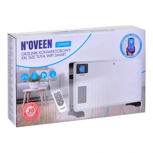 Convector Heater Noveen CH9099 XXL SIZE Tuya WiFi Smart 2300 Watt Convector Heater Noveen CH9099 XXL SIZE Tuya WiFi Smart 2300 Watt
