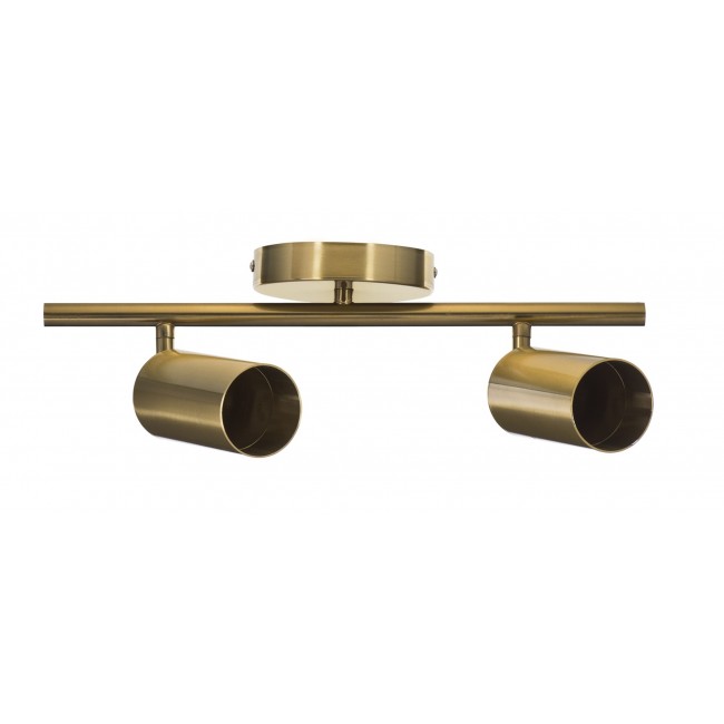 Activejet SPECTRA double gold ceiling wall lamp strip spotlight GU10 for living room Activejet SPECTRA double gold ceiling wall lamp strip spotlight GU10 for living room