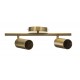 Activejet SPECTRA double gold ceiling wall lamp strip spotlight GU10 for living room Activejet SPECTRA double gold ceiling wall lamp strip spotlight GU10 for living room