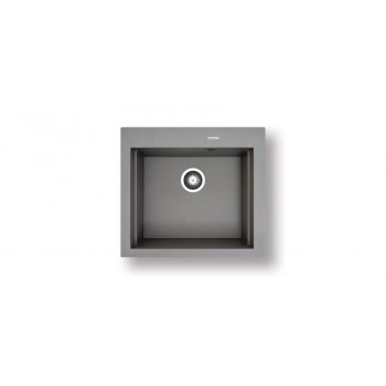 PYRAMIS Zlewozmywak granitowy SIROS 57x51.5 1B 070084801 be piaskowy Flush-mounted sink Square Granite