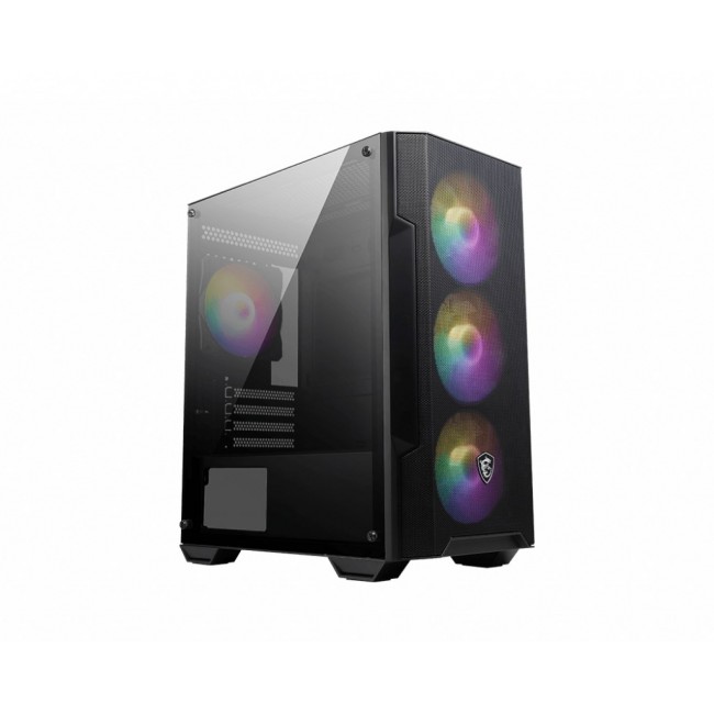 MSI MAG Forge M100A Micro Tower Black, Transparent