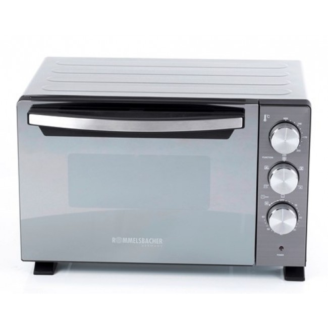 Rommelsbacher BGS 1400 toaster oven 22 L Black, Silver Grill