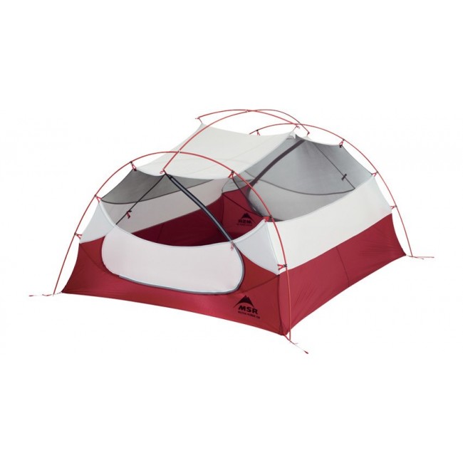 MSR Mutha Hubba NX 3 person(s) Grey, Red Group tent