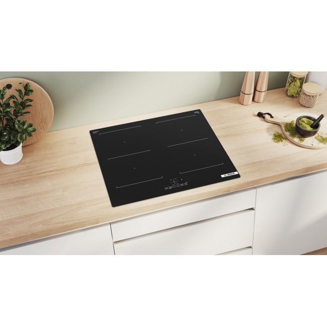 Bosch Serie 4 PVQ611BB6E hob Black Built-in 60 cm Zone induction hob 4 zone(s)