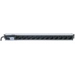 Intellinet Vertical Rackmount 12-Output Power Distribution Unit (PDU), EU CEE 7/3 Outlets, With Single Air Switch, No Surge Protection, Built-in 1.6m Power Cord with EU CEE 7/4 Plug