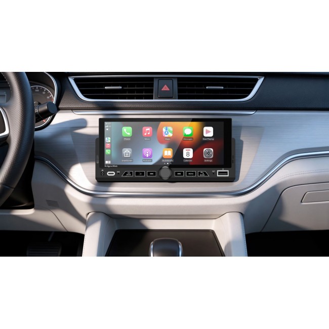 Kruger&Matz KM2017 1DIN CarPlay/AndroidAuto car radio