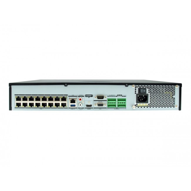 LevelOne NVR-0411 network video recorder Black, Grey