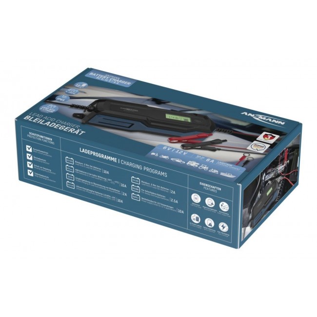 Ansmann 1001-0145 vehicle battery charger 6 - 14 V Black