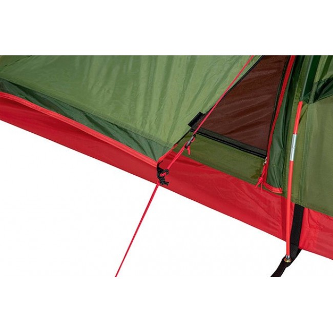 High Peak Siskin 2.0 Green, Red Pyramid tent 10184