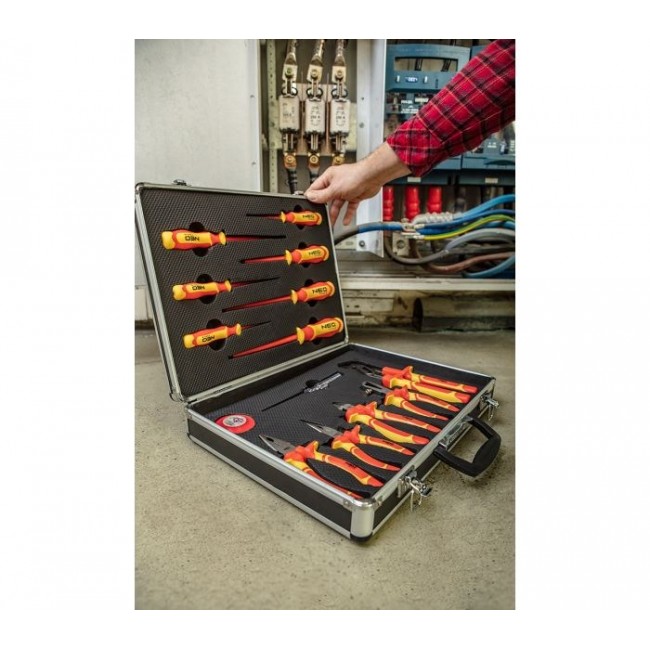 Pliers and screwdrivers set 1000V, 7 pcs.