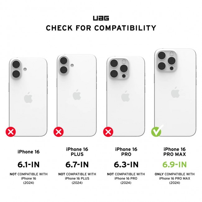 UAG Civilian Magsafe - case for iPhone 16 Pro Max