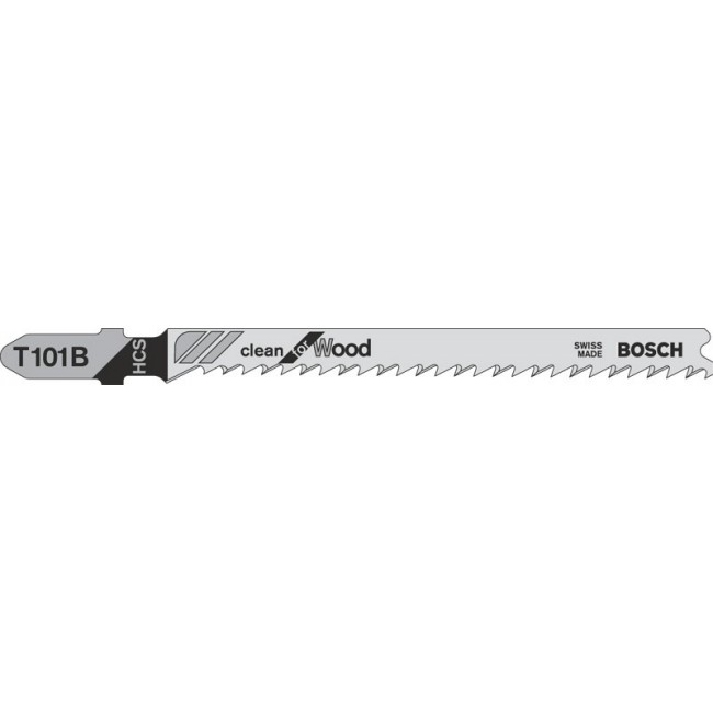 Bosch 2 608 633 622 jigsaw/scroll saw/reciprocating saw blade Jigsaw blade High carbon steel (HCS) 25 pc(s)