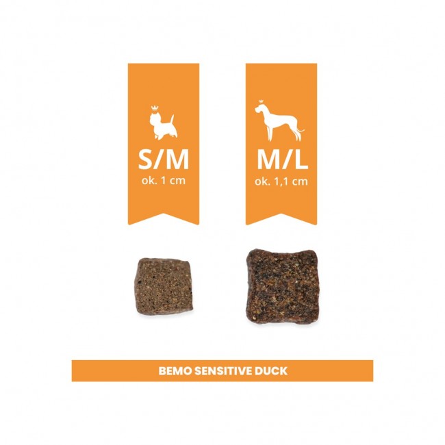 BEMO Sensitive Duck Small/Medium Mono - dry dog food - 1kg