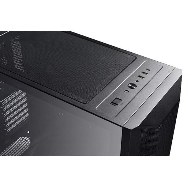 Lian Li LANCOOL II Mesh C Performance Midi-Tower, Tempered Glass - black