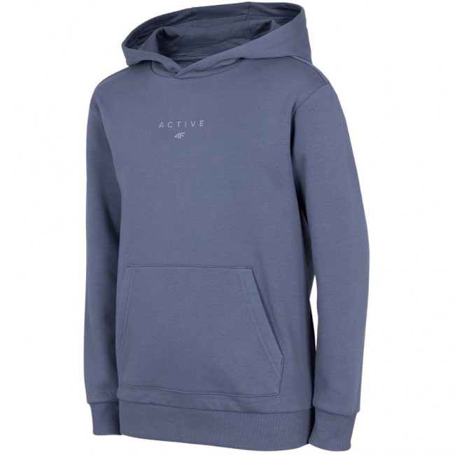 Girls' sweatshirt 4F denim HJZ22 JBLD003 32S 134cm Girls' sweatshirt 4F denim HJZ22 JBLD003 32S 134cm