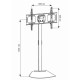 Techly ICA-TR12 TV mount 177.8 cm (70 Techly ICA-TR12 TV mount 177.8 cm (70