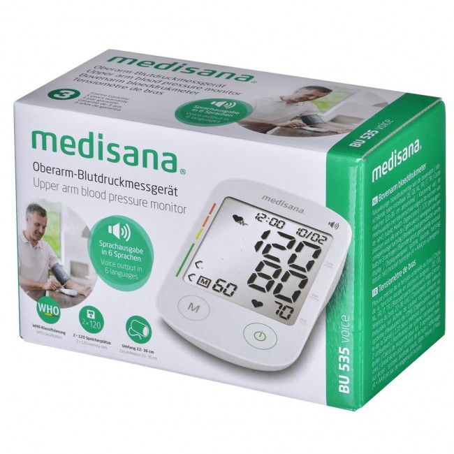 Medisana BU 535 VOICE Upper arm 2 user(s) Medisana BU 535 VOICE Upper arm 2 user(s)