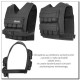 HMS Fitness KTO16 weighted vest Steel Black HMS Fitness KTO16 weighted vest Steel Black