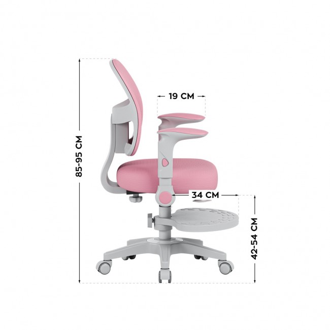 Junior 5.0 Pink swivel chair