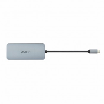 Dicota USB-C 8-in-1 Multi Hub 4K PD 100W silver
