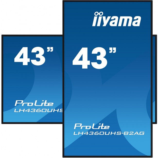 iiyama LH4360UHS-B2AG Signage Display Digital A-board 108 cm (42.5