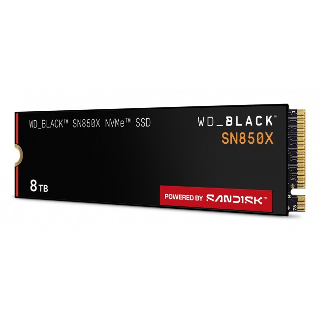Western Digital Black WD_BLACK SN850X NVMe SSD POWERED BY SANDISK 8 TB