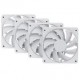 HYTE FAN- -FA12-WW-4 computer cooling system Computer case 12 cm White 4 pc(s)