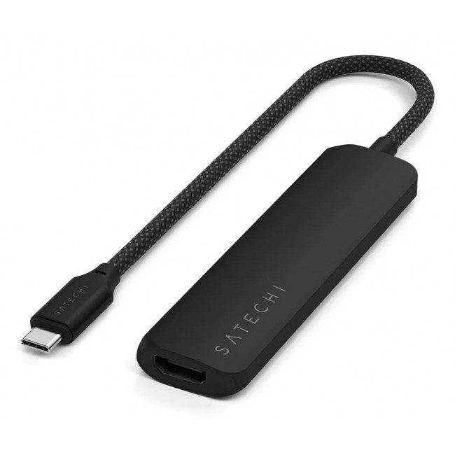 Satechi ST-P4SK interface hub USB Type-C 10000 Mbit/s Black